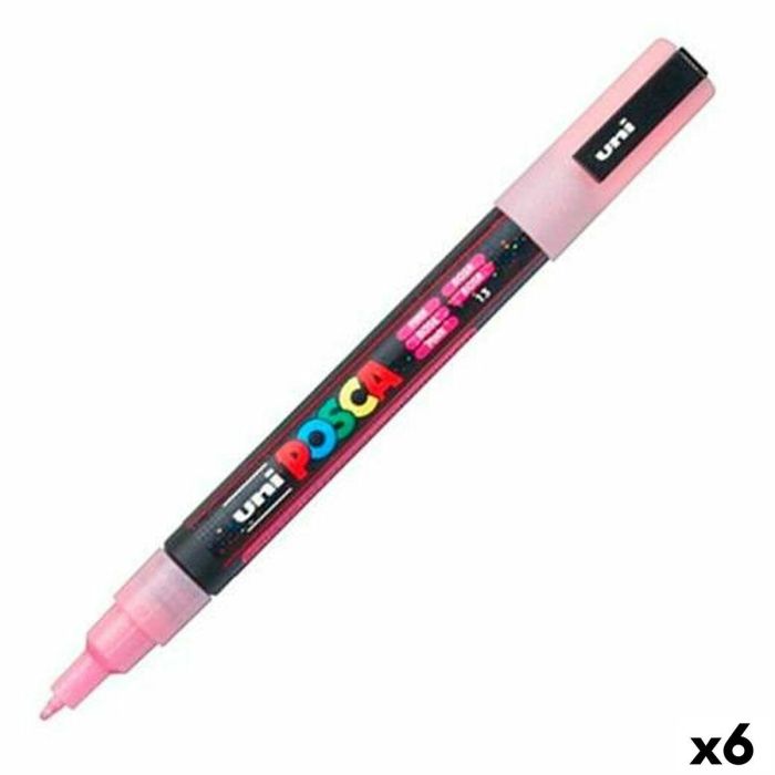 Marcador POSCA PC-3ML Rosa (6 Unidades) Marcador POSCA PC-3ML Rosa (6 Unidades)