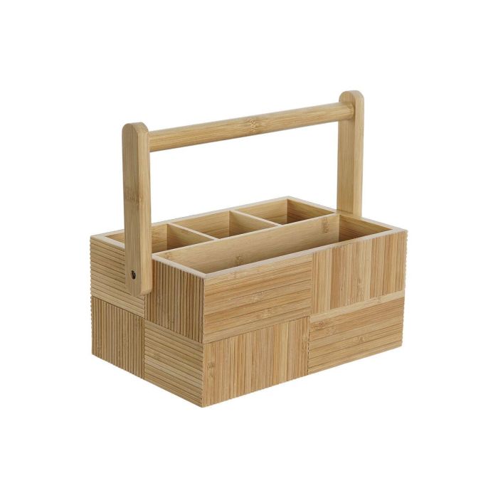 Cubertero Basicos DKD Home Decor Natural 16.5 x 11.5 x 27 cm