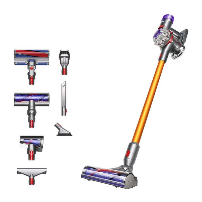 Dyson V8 Absolute Aspiradora Escoba 2 en 1 Inalámbrica Sin Bolsa, Ciclónica, con Cepillo Motorizado, para Alfombra y Suelo Duro 1 Dyson V8 Absolute Aspiradora Escoba 2 en 1 Inalámbrica Sin Bolsa, Ciclónica, con Cepillo Motorizado, para Alfombra y Suelo Duro 1
