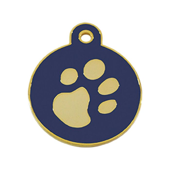 Placa identificativa para collar Imarc Circle Azul Dorado 0 Placa identificativa para collar Imarc Circle Azul Dorado 0
