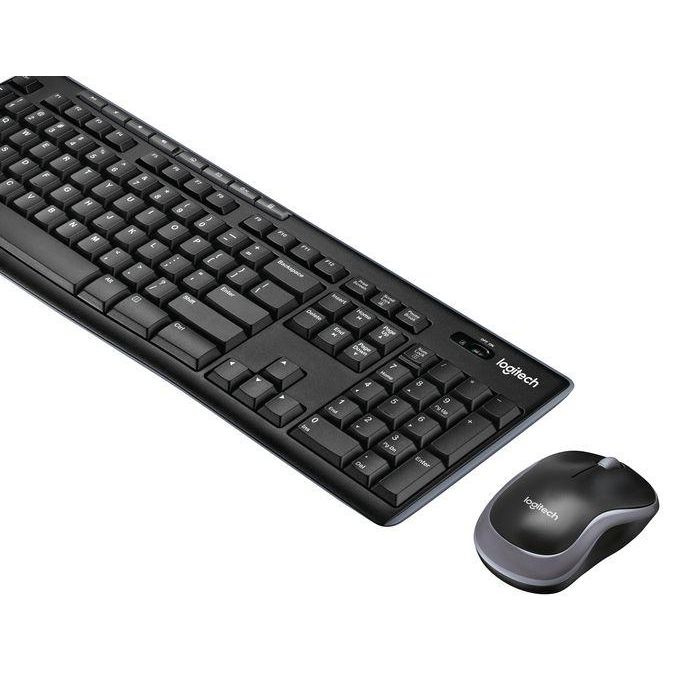 Logitech MK270 Combo Teclado y Ratón Inalámbrico Silencioso y Duradero, Con Cubierta de Silicona, Full-Size UK, Compatible ChromeOS/Windows 1