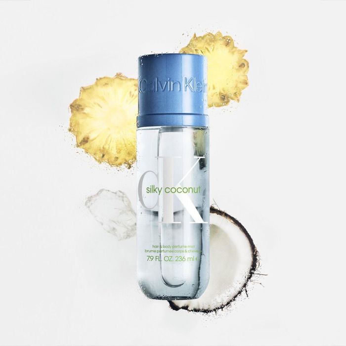 Calvin Klein Bruma Corporal Silky Coconut 236ml Unisex con Coco Congelado, Piña Fresca y Almizcle 14