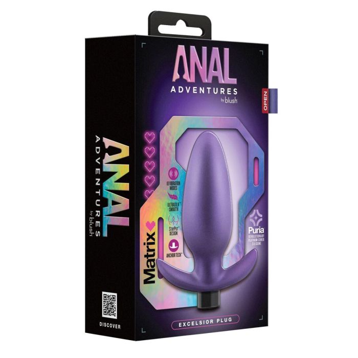 Plug Anal Blush ADVENTURES MATRIX Morado 1 Plug Anal Blush ADVENTURES MATRIX Morado 1
