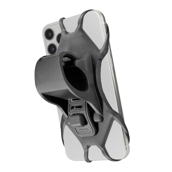 Soporte de Móvil para Bicicletas Celly SWIPEBIKEGR Gris Silicona Soporte de Móvil para Bicicletas Celly SWIPEBIKEGR Gris Silicona