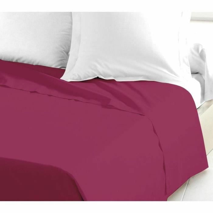 Lovely Home LOV3701393716062 Sábana Encimera 100% Algodón 180x290 cm - 1 Persona - Fucsia 2