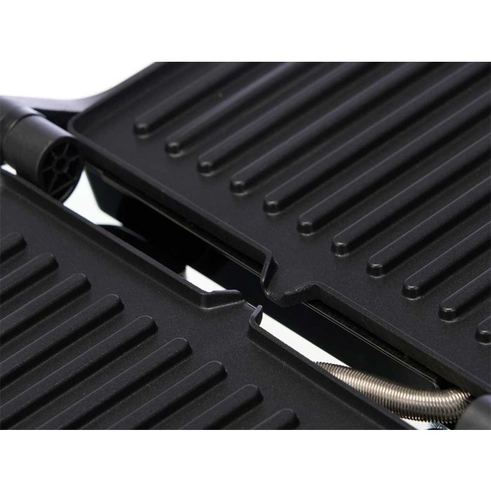 Argon Parrilla Doble Presión de Acero Negra 1500W, 35.4x10x28 cm, para Uso Doméstico (4 Unidades) 2