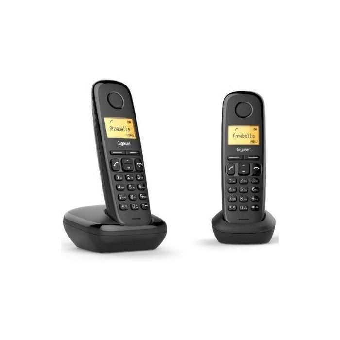 Gigaset L36852-H2812-D201 Teléfono Inalámbrico A270 Duo Negro 0 Gigaset L36852-H2812-D201 Teléfono Inalámbrico A270 Duo Negro 0