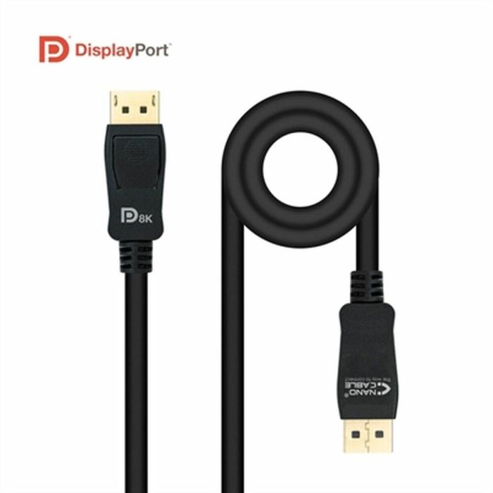 Cable DisplayPort NANOCABLE 10.15.2501 Negro 1,5 m (1,5 m)