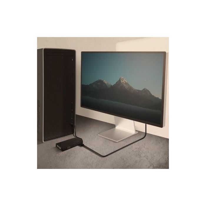 AISENS - CONVERSOR USB-C A DP/DVI/HDMI/VGA, USB-C/M-DP/H-DVI/H-HDMI/H-VGA/H, NEGRO, 15CM 3 AISENS - CONVERSOR USB-C A DP/DVI/HDMI/VGA, USB-C/M-DP/H-DVI/H-HDMI/H-VGA/H, NEGRO, 15CM 3