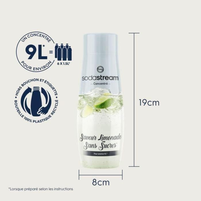 Sodastream SOD7290116748771 Pack 6 Concentrados Limonada Sin Azúcar 440ml - Rinde hasta 54L Bebidas 2