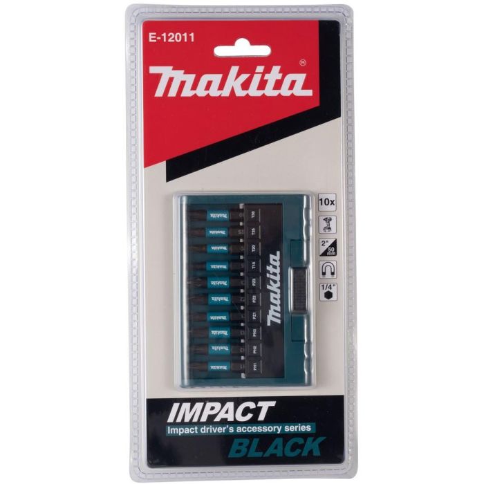Makita E-12011 Impact Black Bit-Set 10-tlg 2