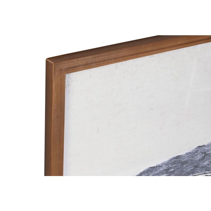 Cuadro Atlantico DKD Home Decor Azul Beige 2 x 70 x 150 cm Set de 3 1