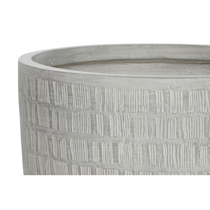 Macetero Terraza Y Jardin DKD Home Decor Gris 44 x 43 x 44 cm Set de 4 1 Macetero Terraza Y Jardin DKD Home Decor Gris 44 x 43 x 44 cm Set de 4 1