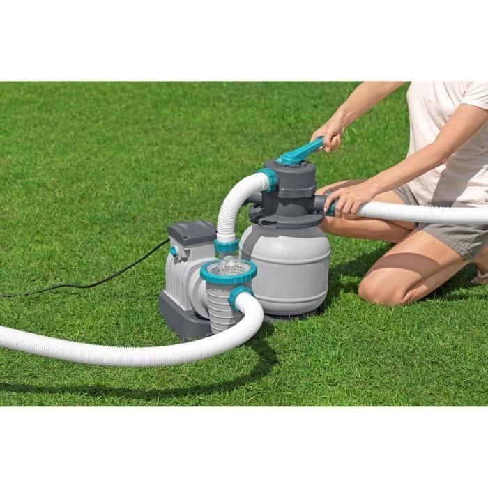 Bomba de filtración de arena para piscinas de hasta 42 m³ - Bestway - 6.056 L/h - Con prefiltro 3 Bomba de filtración de arena para piscinas de hasta 42 m³ - Bestway - 6.056 L/h - Con prefiltro 3