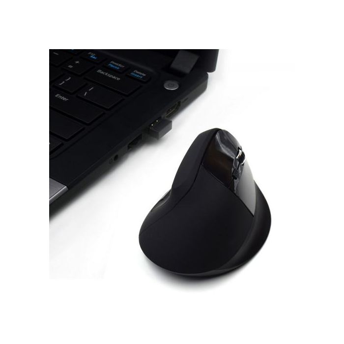 Ewent EW3158 Ratón Ergonómico Vertical Inalámbrico RF 1600 DPI Óptico Mano Derecha USB Recargable para Oficina 4 Ewent EW3158 Ratón Ergonómico Vertical Inalámbrico RF 1600 DPI Óptico Mano Derecha USB Recargable para Oficina 4