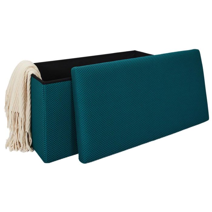 Banco-Puf Plegable Atom Azul Home Deco Factory 4 Banco-Puf Plegable Atom Azul Home Deco Factory 4