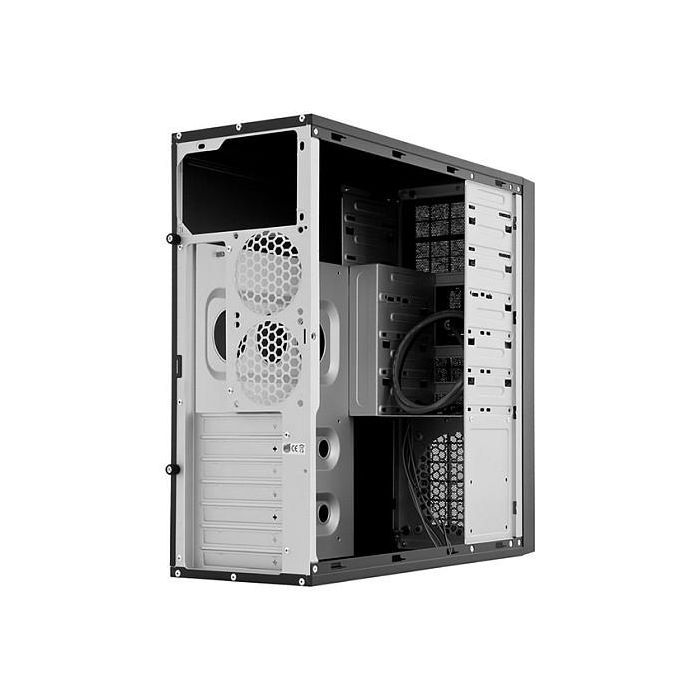 Chieftec HQ-01B-OP Midi Tower PC Negro ATX, micro ATX, SECC, 12 cm