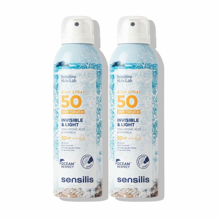 Sensilis INVISIBLE & LIGHT Spray Corporal SPF50+ Protector Solar Antiedad con Schisandra Chinensis Absorción Rápida Pack 2 x 200 ml 0 Sensilis INVISIBLE & LIGHT Spray Corporal SPF50+ Protector Solar Antiedad con Schisandra Chinensis Absorción Rápida Pack 2 x 200 ml 0