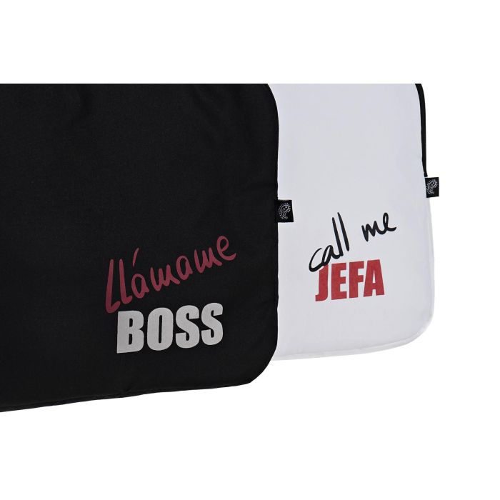 Funda Ipad Moderno DKD Home Decor Blanco Negro 2 x 28 x 36 cm (12 Unidades) 1 Funda Ipad Moderno DKD Home Decor Blanco Negro 2 x 28 x 36 cm (12 Unidades) 1
