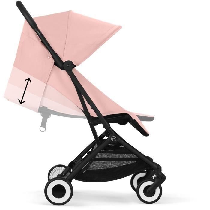 CYBEX - Cochecito ultracompacto y cómodo - ORFEO - 4 ruedas - Rosa Caramelo 4