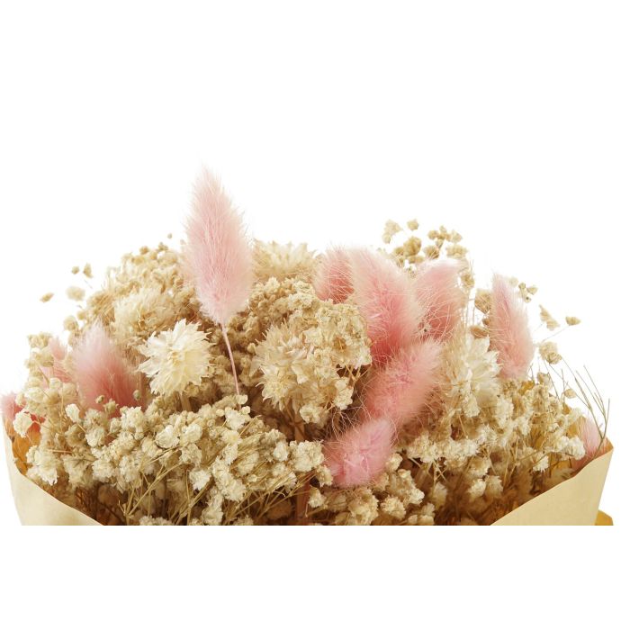 DKD Home Decor Ramo Rosa y Amarillo 7 x 44 x 8 cm (4 Unidades) Flor Seca 3