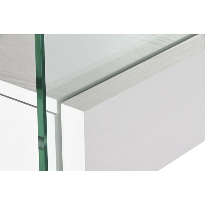 DKD Home Decor Green house 21 Estantería Moderno Blanco Transparente Cristal y MDF 35 x 180 x 90 cm 6