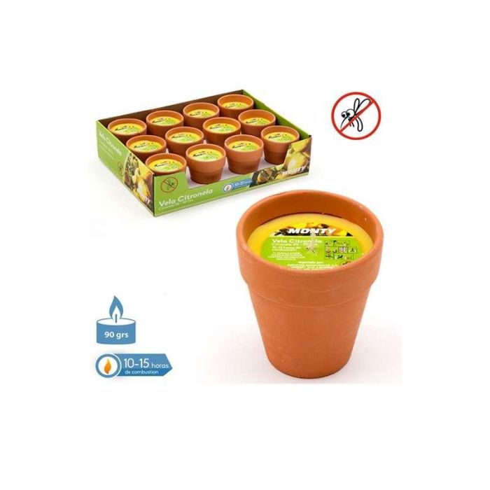 Juinsa Vela de Citronela 3% Maceta Terracota 8 x 9 cm 2 Juinsa Vela de Citronela 3% Maceta Terracota 8 x 9 cm 2