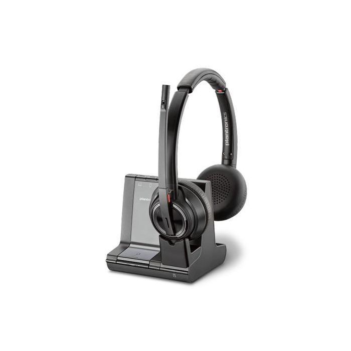 Poly Savi 8200 Series Auricular DECT ANC Empresarial Multidispositivo PC/Móvil/Fijo 180m Alcance 13h Batería Microsoft Poly Savi 8200 Series Auricular DECT ANC Empresarial Multidispositivo PC/Móvil/Fijo 180m Alcance 13h Batería Microsoft
