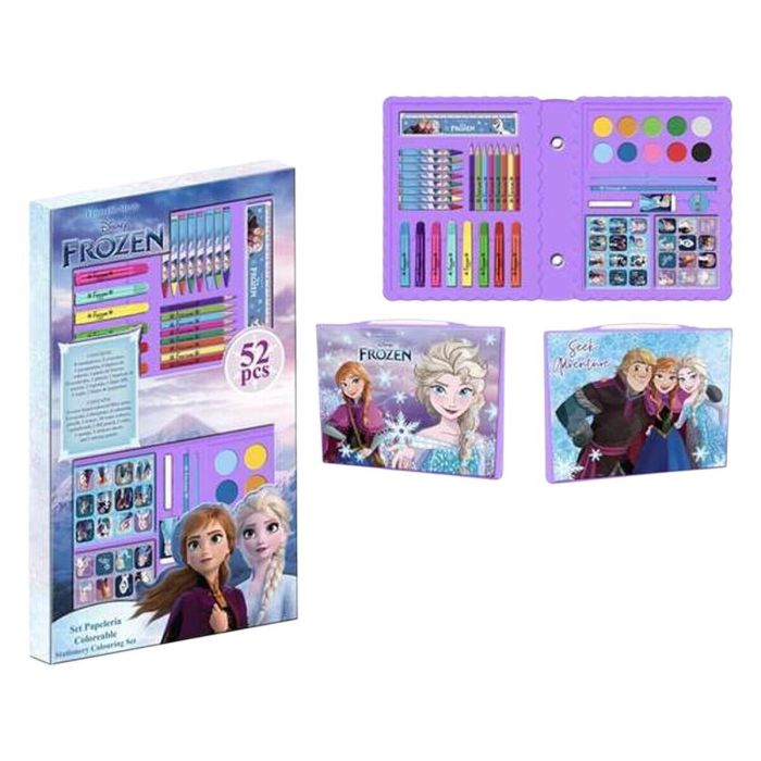 Cerdá Set Papelería Coloreable Caja Frozen Lila 26.7x45.3x3.0 cm para +3 años Cerdá Set Papelería Coloreable Caja Frozen Lila 26.7x45.3x3.0 cm para +3 años