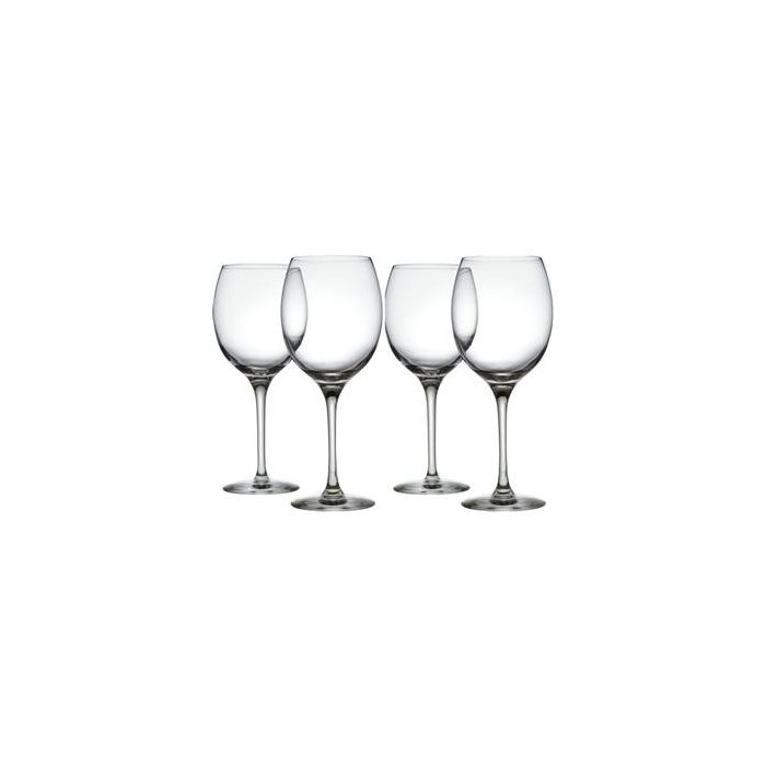 Alessi SG119/1S4 Set 4 Vasos de Vino Blanco Mami XL en Vidrio Cristalino