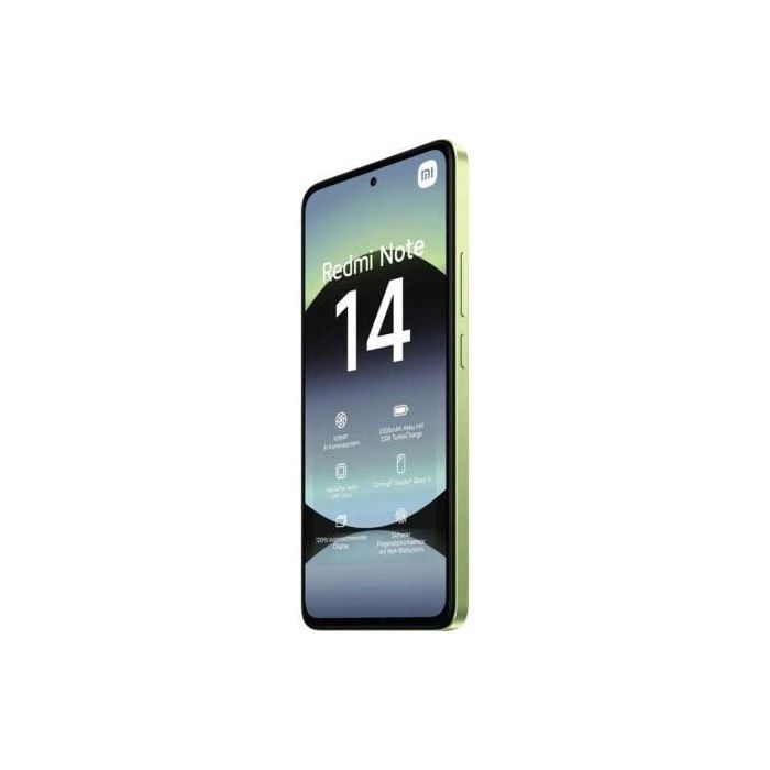 Xiaomi MZB0IZZEU Smartphone Redmi Note 14 8GB RAM 256GB 6.67" Verde, Cámara 108MP, 5500mAh, MediaTek Helio G99-Ultra, Pantalla AMOLED 120Hz 3 Xiaomi MZB0IZZEU Smartphone Redmi Note 14 8GB RAM 256GB 6.67" Verde, Cámara 108MP, 5500mAh, MediaTek Helio G99-Ultra, Pantalla AMOLED 120Hz 3