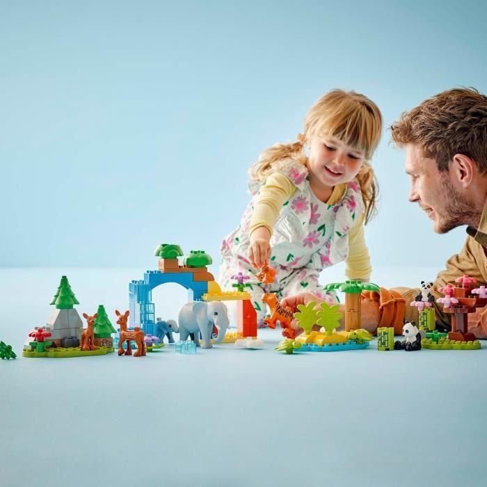LEGO DUPLO My Town 10446 Familias de animales salvajes 3 en 1 - Juegos de aprendizaje temprano con animales 4 LEGO DUPLO My Town 10446 Familias de animales salvajes 3 en 1 - Juegos de aprendizaje temprano con animales 4