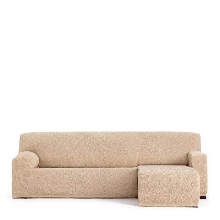 Funda para chaise longue de brazo corto izquierdo Eysa TROYA Beige 170 x 110 x 310 cm