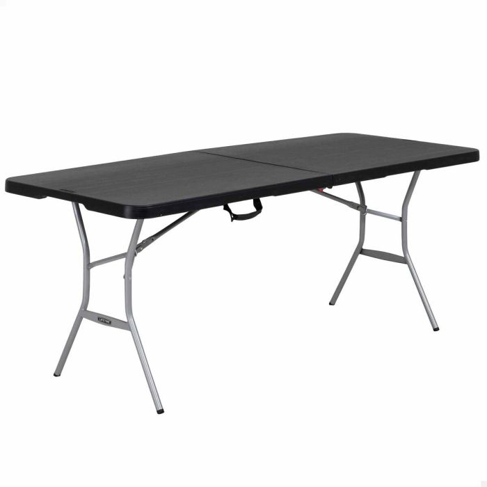 Mesa Plegable Lifetime Negro 183 x 73 x 76 cm Mesa Plegable Lifetime Negro 183 x 73 x 76 cm