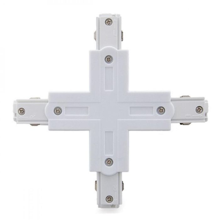 Conector + Carril Trifásico Blanco 2 Conector + Carril Trifásico Blanco 2