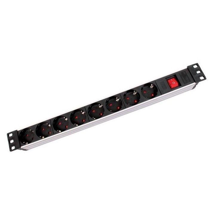 MicroConnect Regleta de Alimentación 19" 8 Tomas