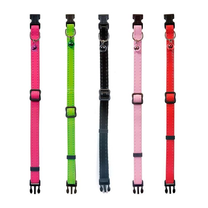 Nayeco Collar para gato Mac Leather Charol, ajustable con cierre de seguridad, colores surtidos 1 Nayeco Collar para gato Mac Leather Charol, ajustable con cierre de seguridad, colores surtidos 1