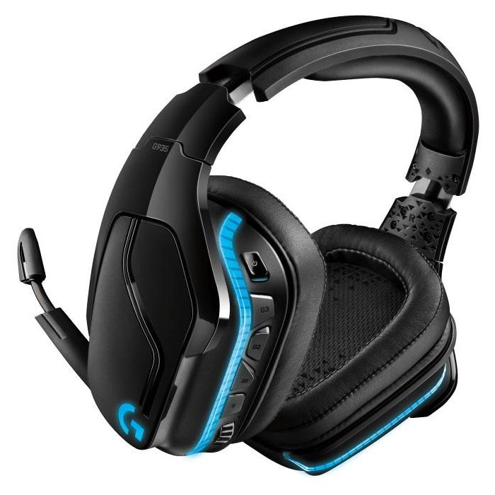 Logitech G935 Gaming Headset Inalámbrico para PC Mac PlayStation Nintendo Switch y Móvil DTS Headphone:X 2.0 Sonido Envolvente Virtual Negro 1