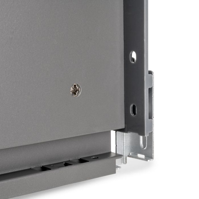 Emuca Cajón exterior Vertex con regulación 3D de altura 178mm, 40kg, espesor de tablero de 18mm, profundidad 500mm, Acero, Gris antracita 4 Emuca Cajón exterior Vertex con regulación 3D de altura 178mm, 40kg, espesor de tablero de 18mm, profundidad 500mm, Acero, Gris antracita 4