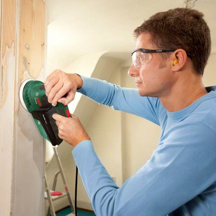 Bosch PEX 300 AE Lijadora Excéntrica con Motor 270W, Vibración Reducida y Caja de Almacenamiento SystemBox M 5 Bosch PEX 300 AE Lijadora Excéntrica con Motor 270W, Vibración Reducida y Caja de Almacenamiento SystemBox M 5