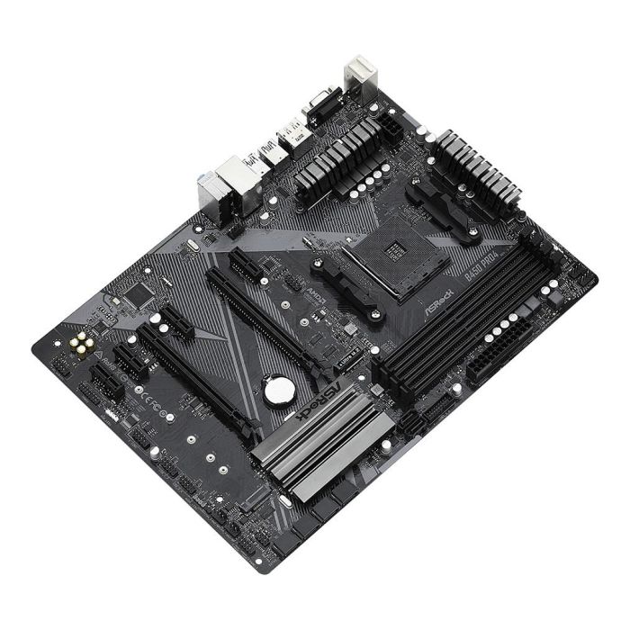 ASRock Placa Base B450 Pro4 R2.0 AMD B450 Zócalo AM4 ATX para PC DDR4 2