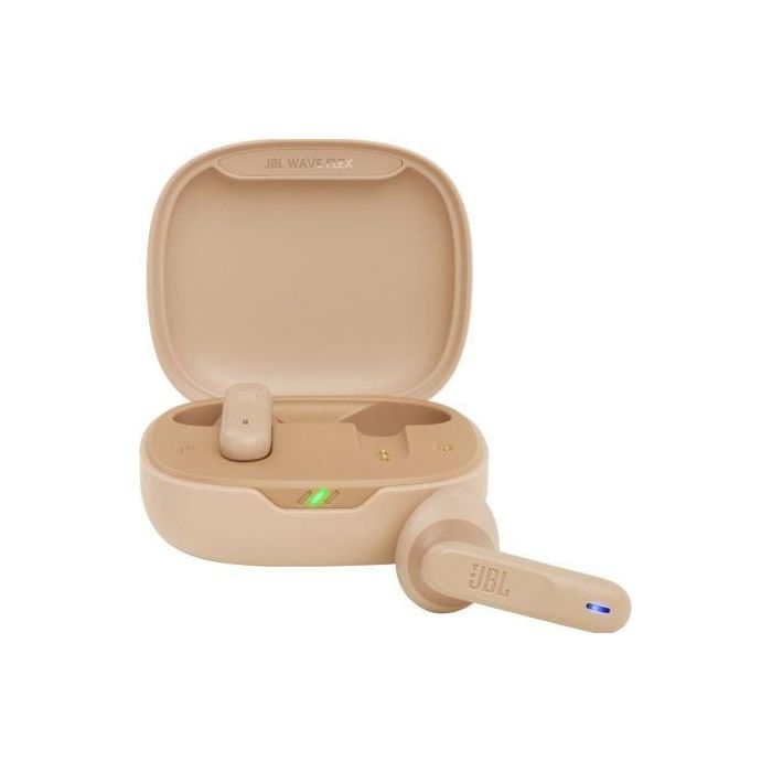 Auriculares Bluetooth JBL Wave Flex con estuche de carga/ Autonomía 8h/ Beige Auriculares Bluetooth JBL Wave Flex con estuche de carga/ Autonomía 8h/ Beige