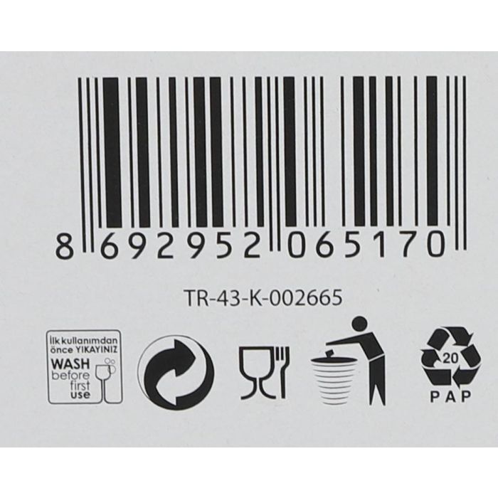 Lav Set 6 Copas Helado 165cc (10.5x10.5x8cm) (6 Cajas)