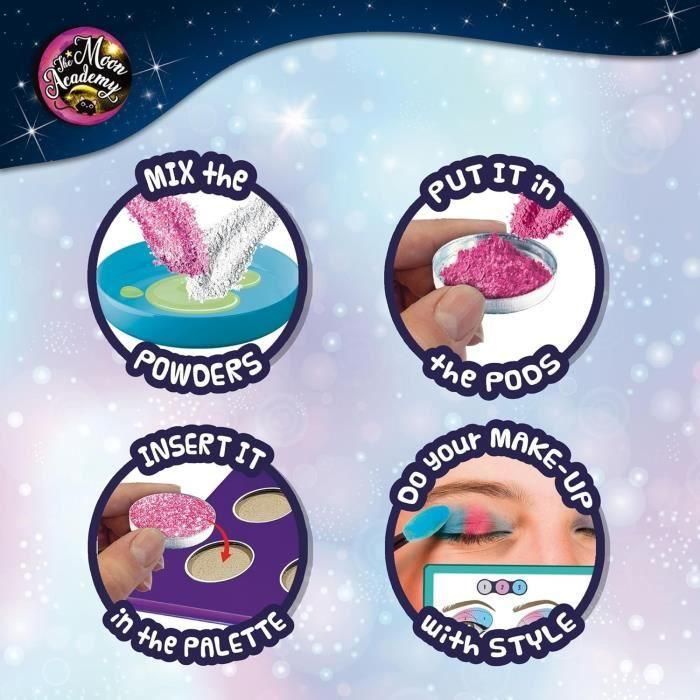 THE MOON ACADEMY LIS8008324110650 Kit Ocio Creativo Sombras de Ojos - Componentes y Estuches para Maquillaje 2