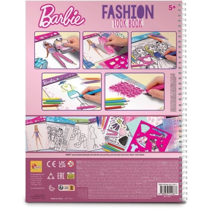 Folleto de creación de colección de moda - Barbie sketch book fashion look - LISCIANI 5