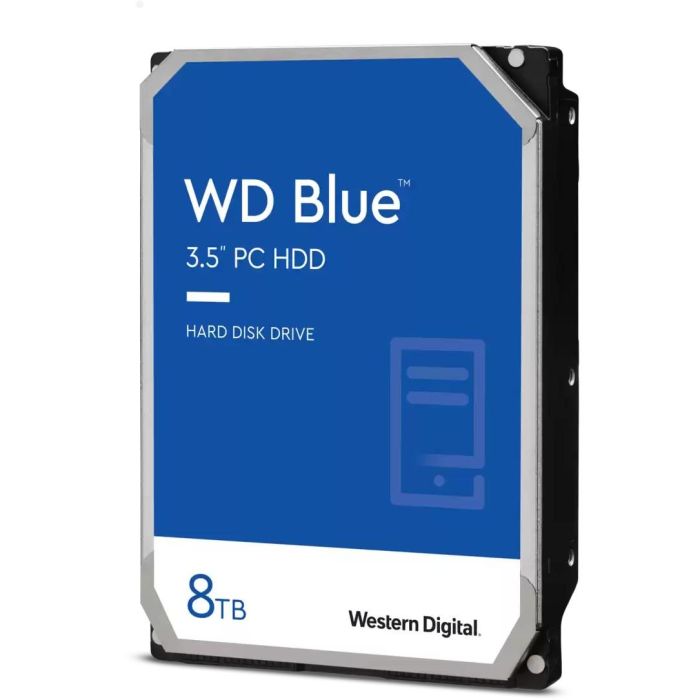 Western Digital Blue disco duro interno 8 TB 5640 RPM 256 MB 3.5" SATA III WD80EAAZ