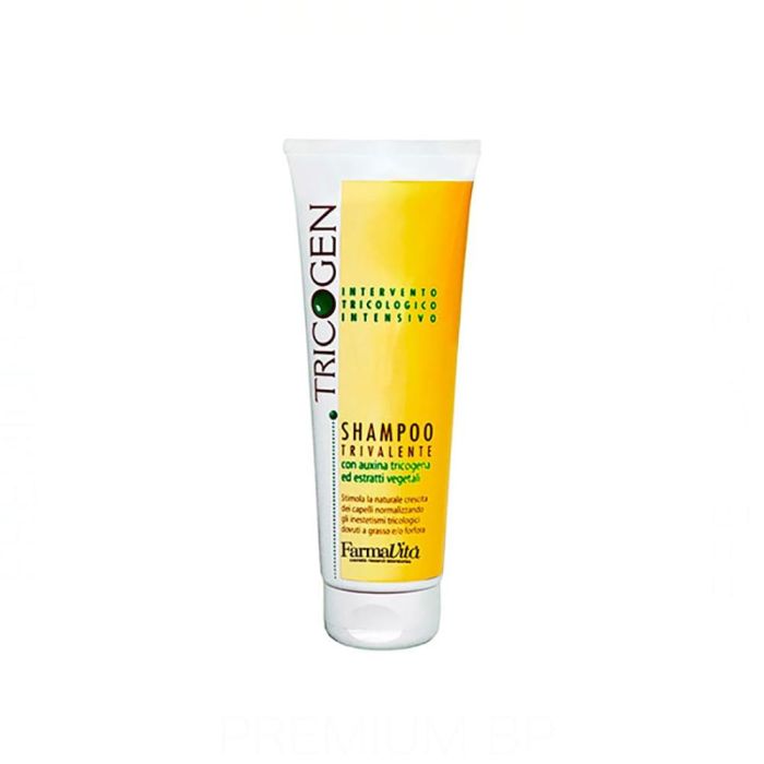 Farmavita Tricogen Shampoo 250ml con Auxina Tricogena y Bálsamo Fioravanti para Fortalecer el Cabello y Combatir la Caída