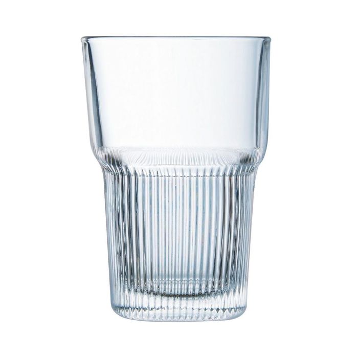Arcoroc Caja 6 Vasos Altos Starline de Vidrio Templado 42 cL Transparente Apto Lavavajillas y Microondas Fabricado en Francia