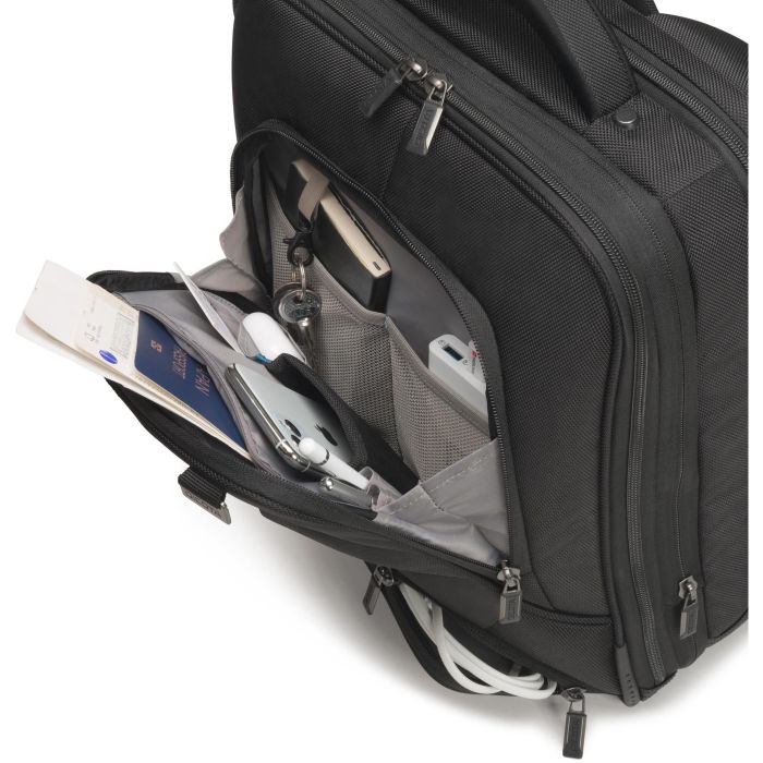 DICOTA Eco Backpack PRO Mochila para Portátil 12-14.1" (30.5-35.8 cm) Poliéster Reciclado Negro con Compartimento para Tablet 9 DICOTA Eco Backpack PRO Mochila para Portátil 12-14.1" (30.5-35.8 cm) Poliéster Reciclado Negro con Compartimento para Tablet 9