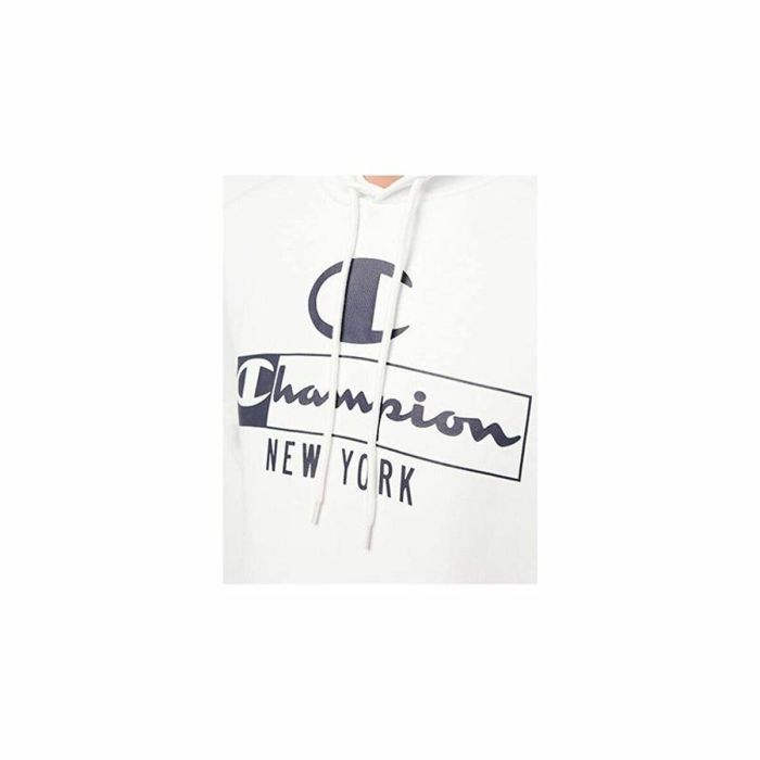 Sudadera con Capucha Hombre Champion New York Blanco 2 Sudadera con Capucha Hombre Champion New York Blanco 2